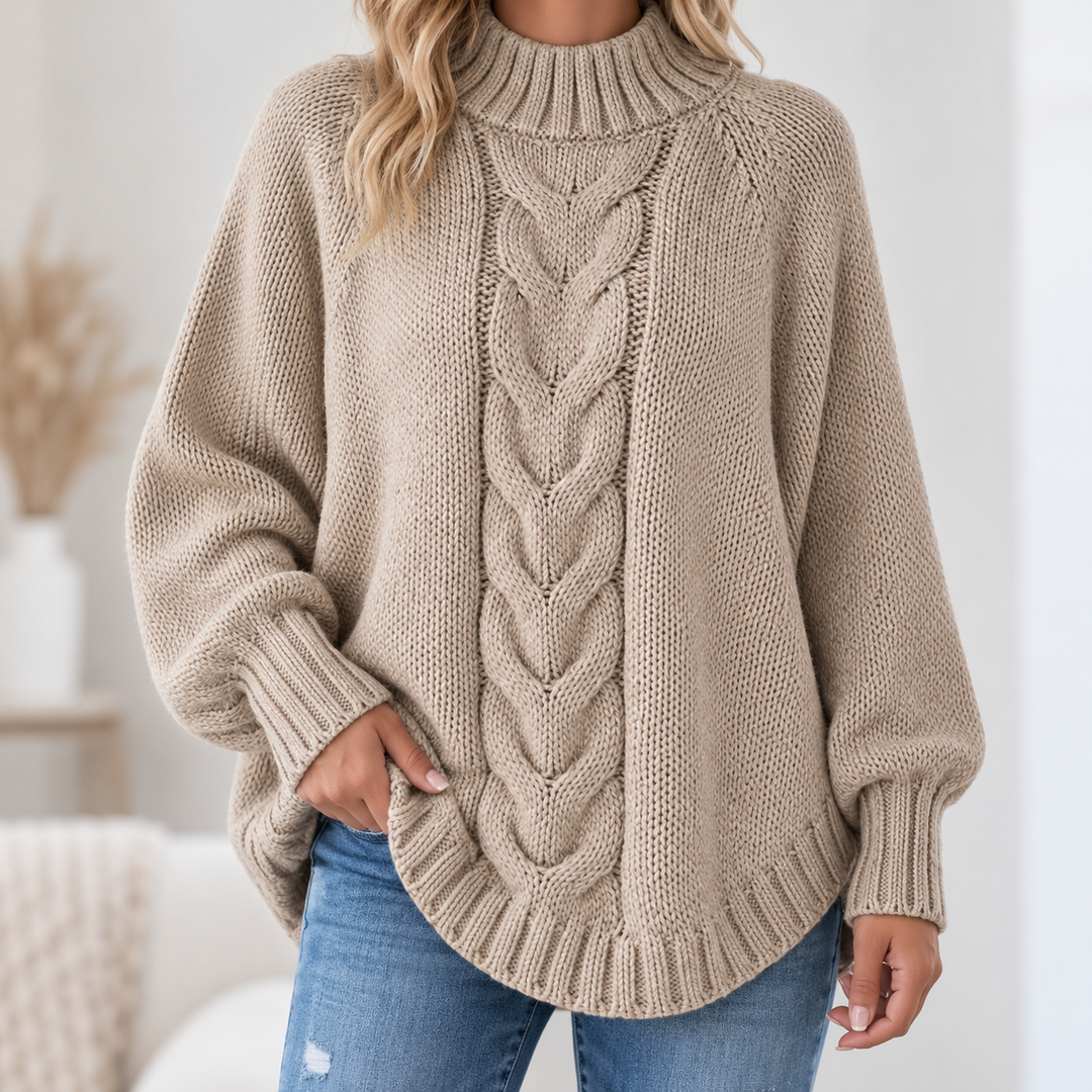 Pamella | Cable Knit Oversized Sweater