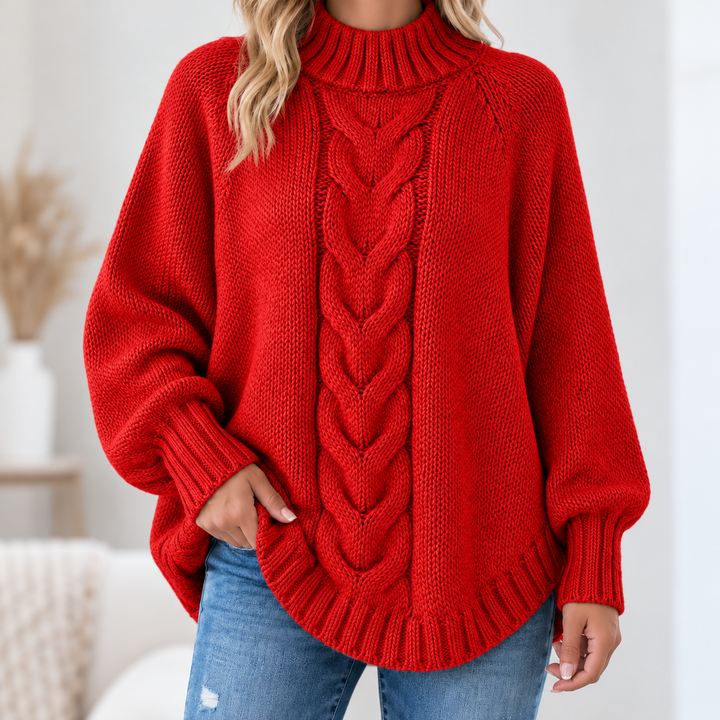 Pamella | Cable Knit Oversized Sweater