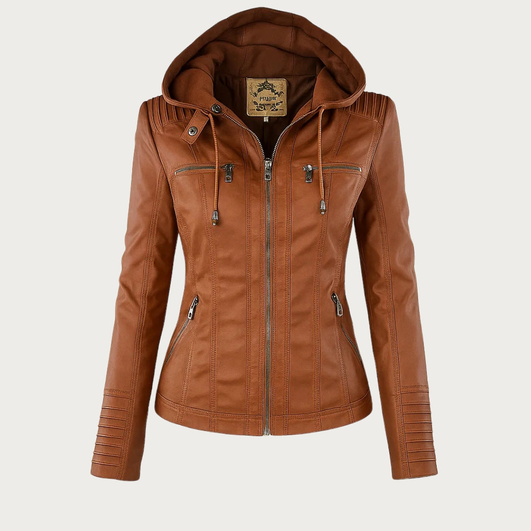 Becky | Robust and Elegant Leather Jacket