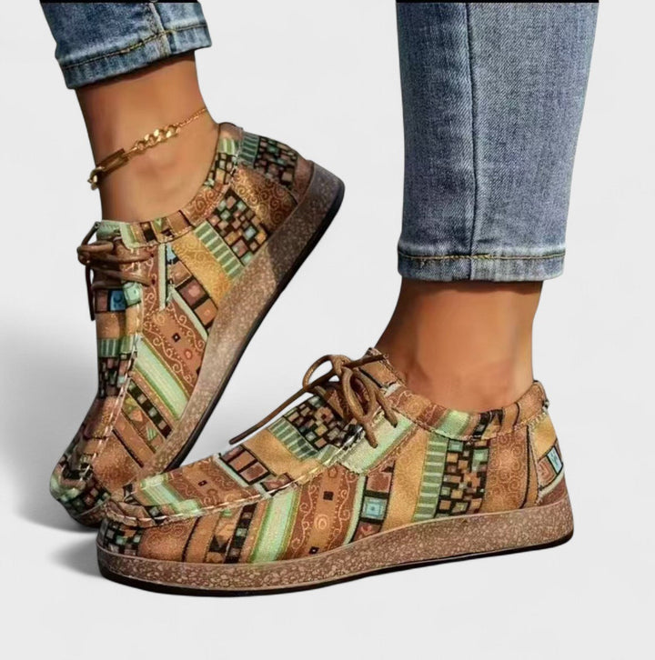 Emily | Boho Patchwork Sneakers