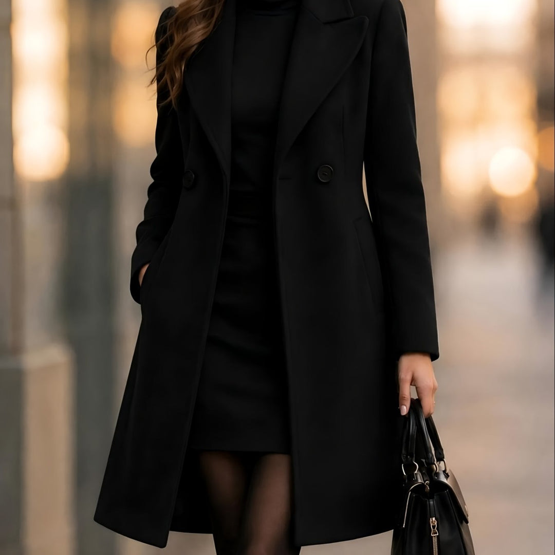 Vivienne – Tailored Double-Breasted Coat