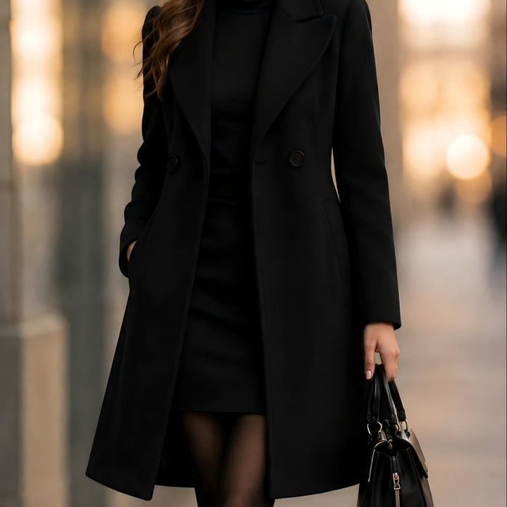 Vivienne – Tailored Double-Breasted Coat