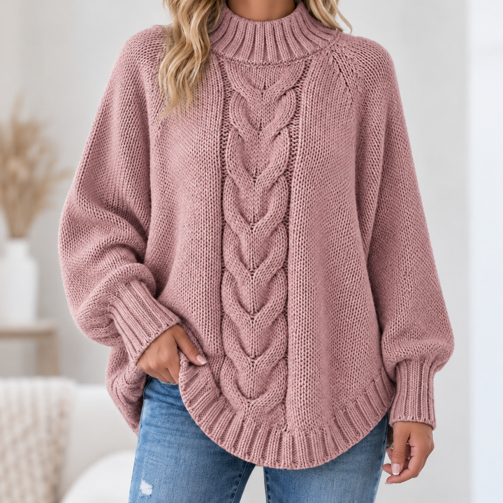 Pamella | Cable Knit Oversized Sweater