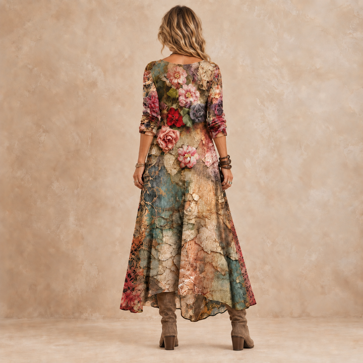 Marianne | Bohemian Floral Maxi Dress