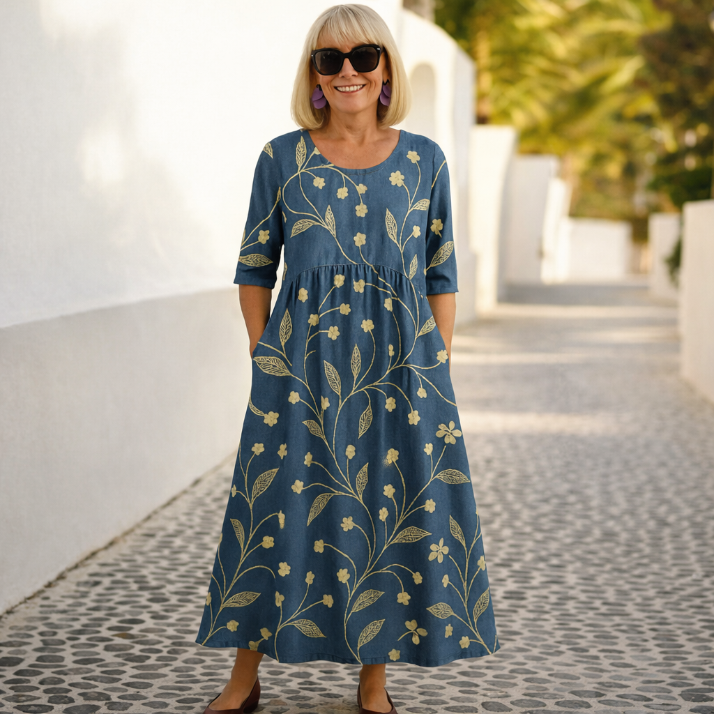 Stacy | Midi Dress - Effortless Comfort