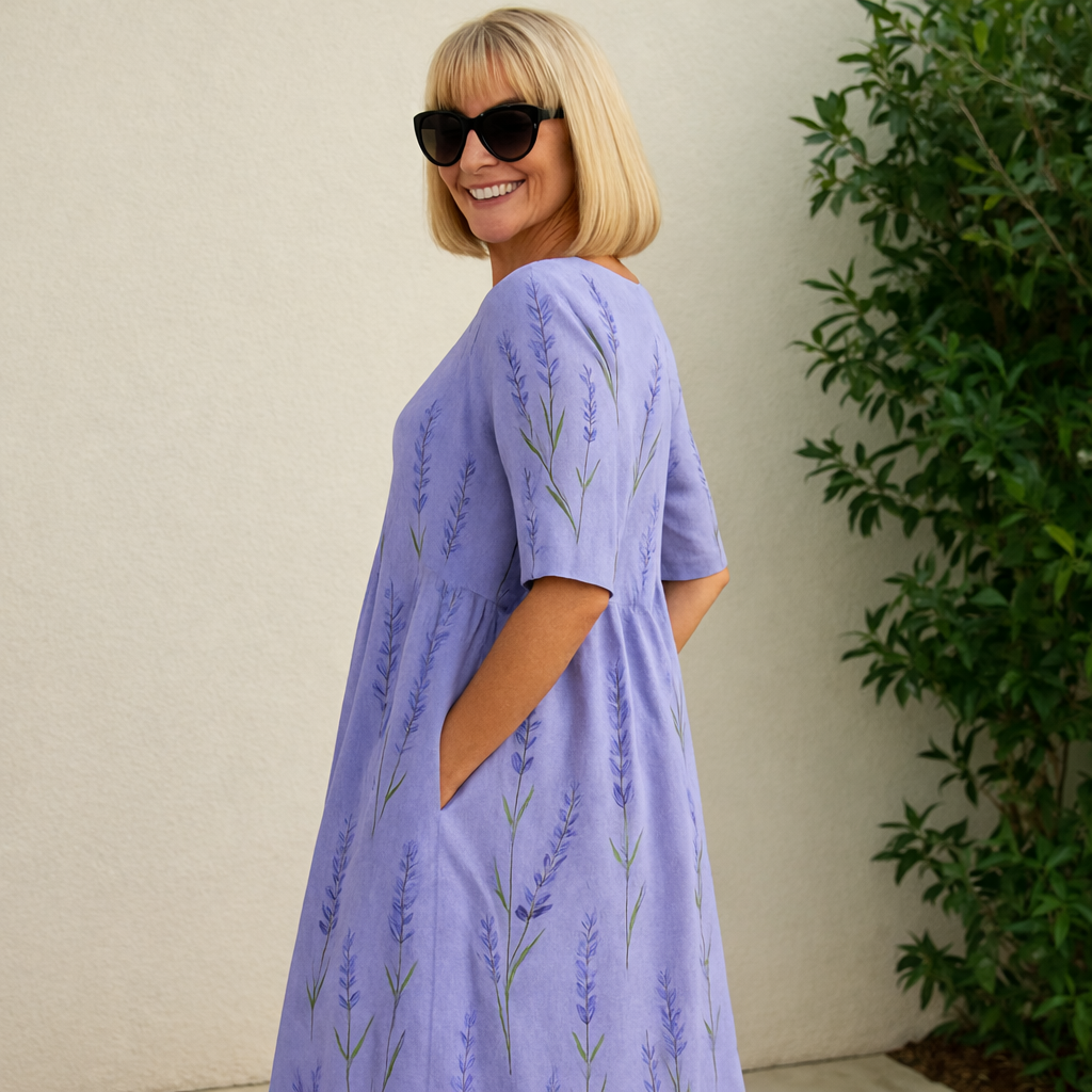 Stacy | Midi Dress - Effortless Comfort