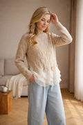 Ruvella | Elegant Ruffle Sweater