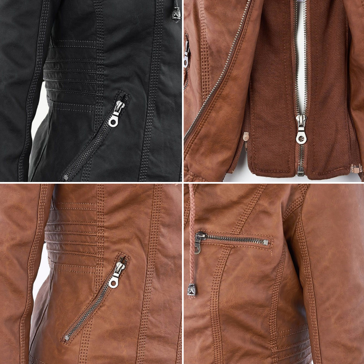Becky | Robust and Elegant Leather Jacket