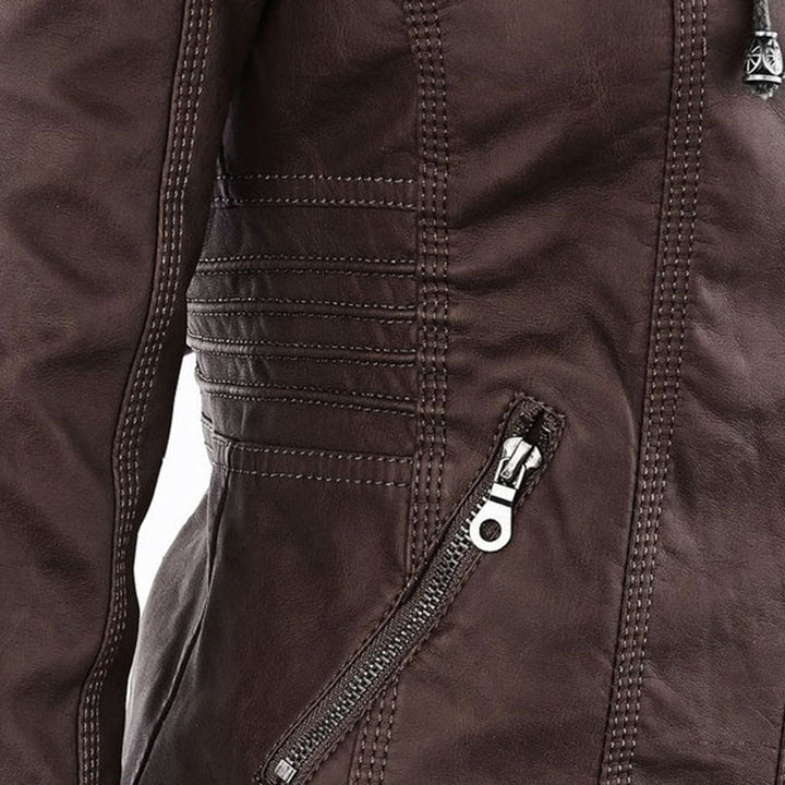 Becky | Robust and Elegant Leather Jacket