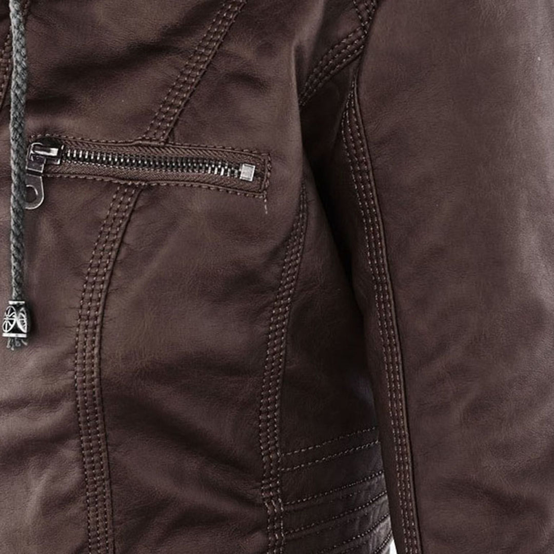 Becky | Robust and Elegant Leather Jacket