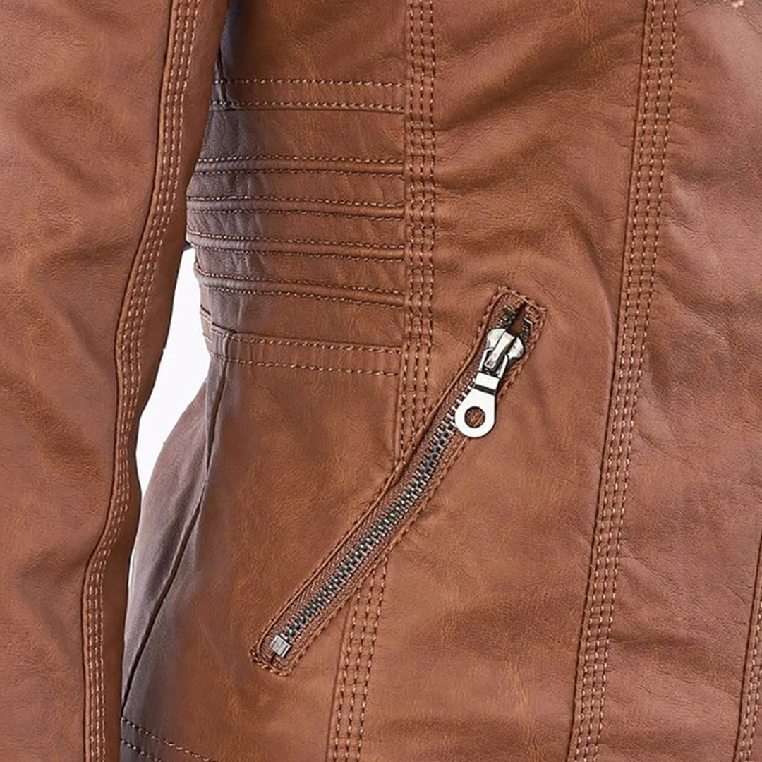 Becky | Robust and Elegant Leather Jacket