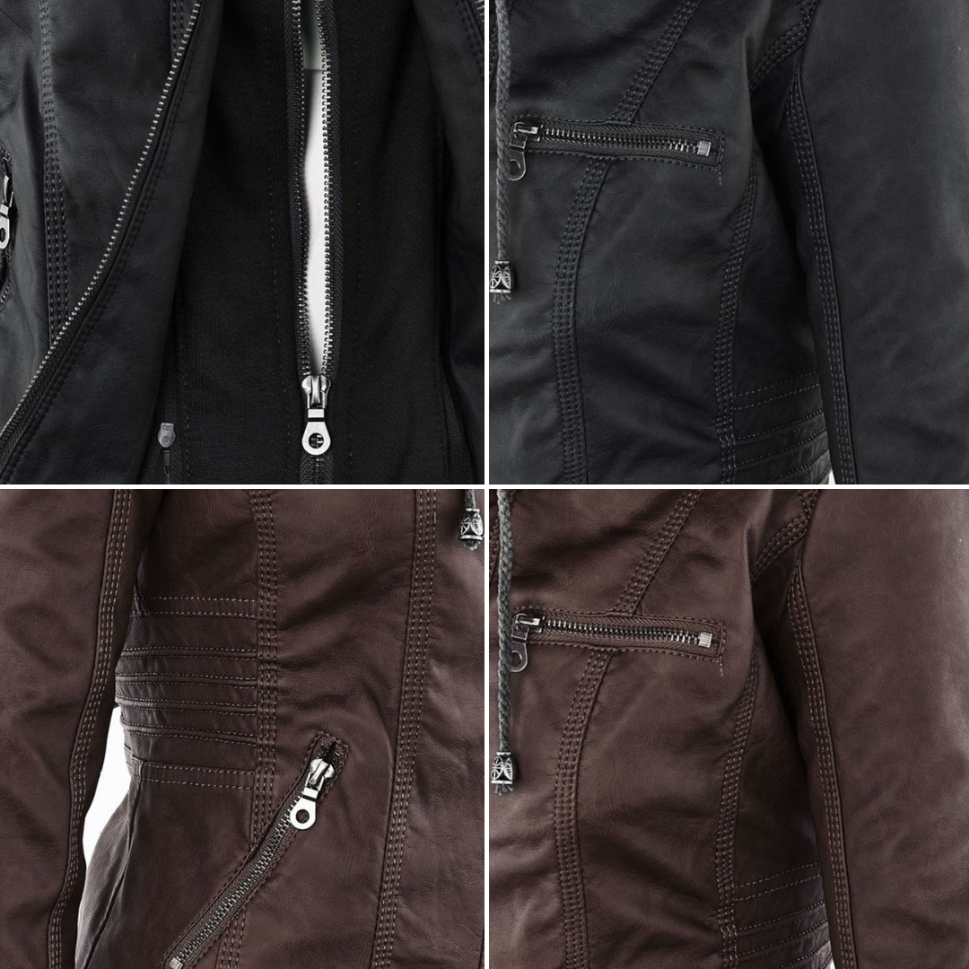 Becky | Robust and Elegant Leather Jacket