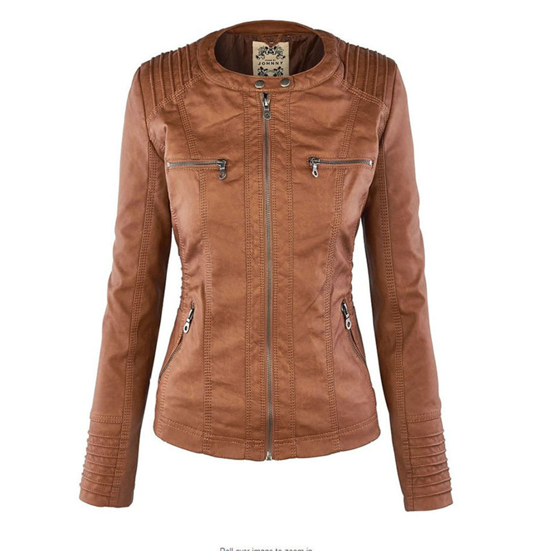 Becky | Robust and Elegant Leather Jacket