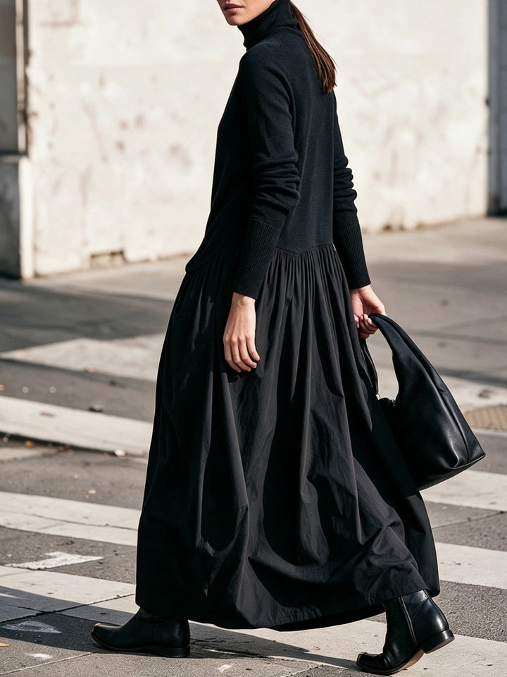 Linda | High Neck Pocket Maxi