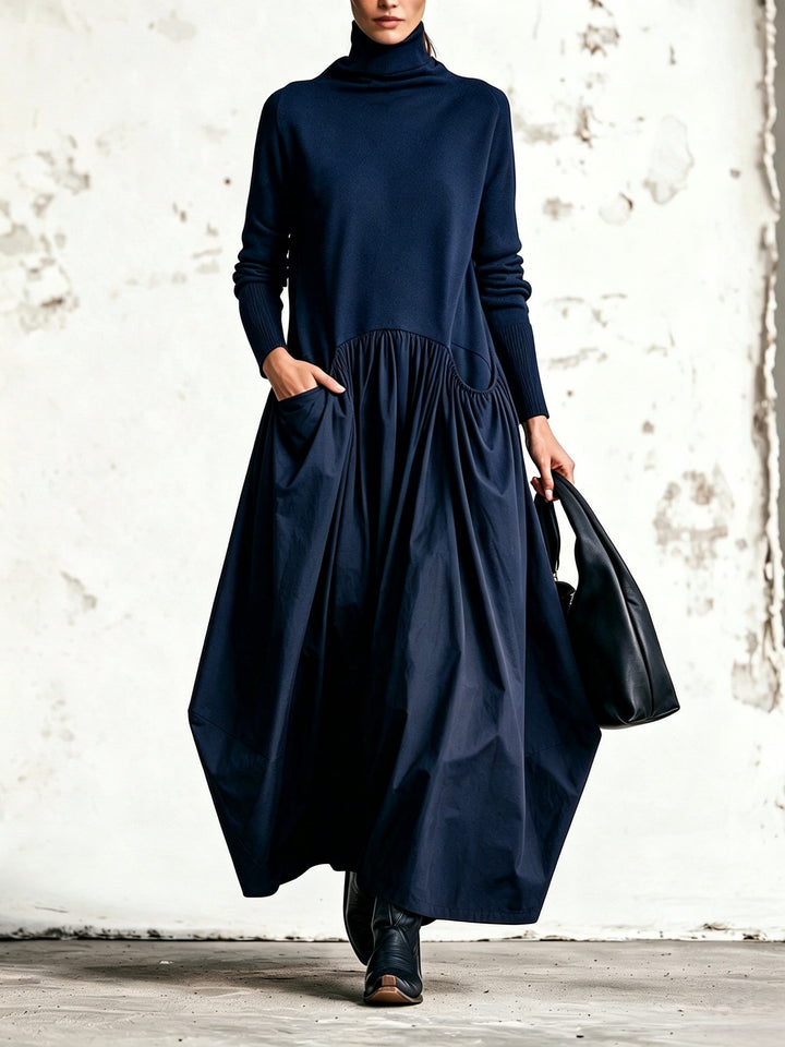 Linda | High Neck Pocket Maxi