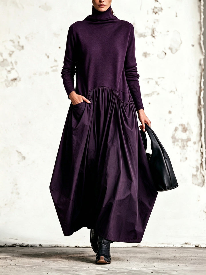 Linda | High Neck Pocket Maxi