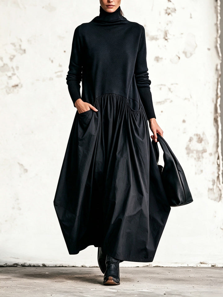 Linda | High Neck Pocket Maxi