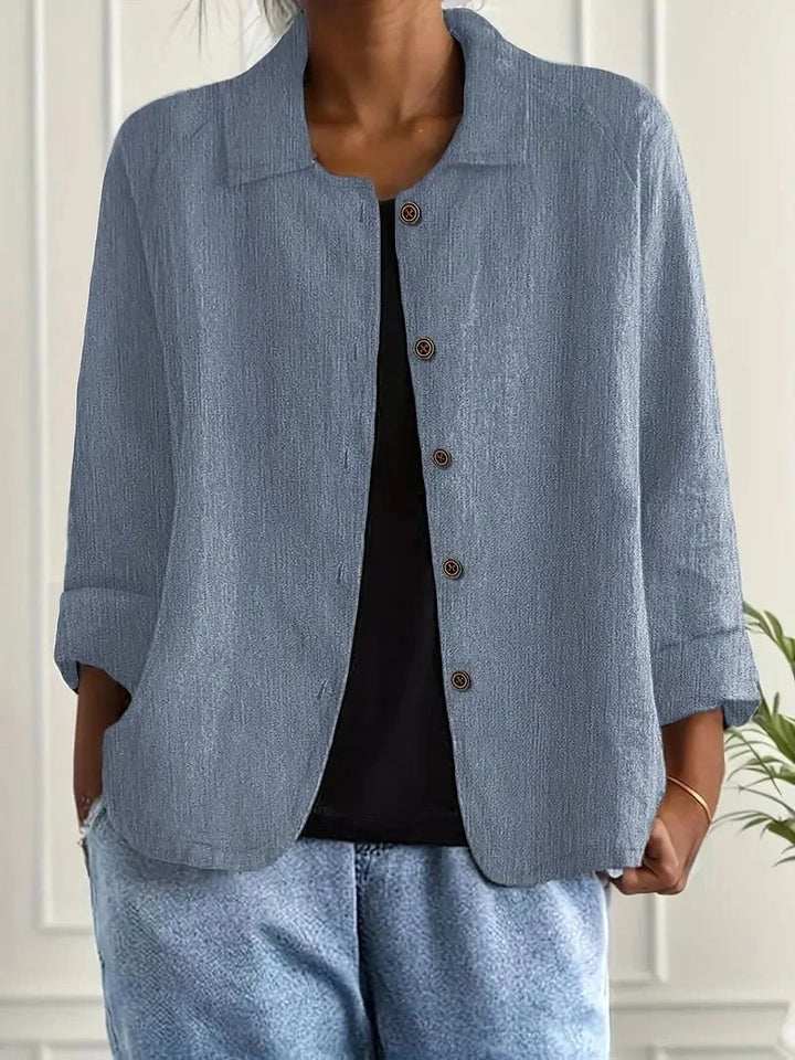 Adelheid | Sand Crinkle Blouse