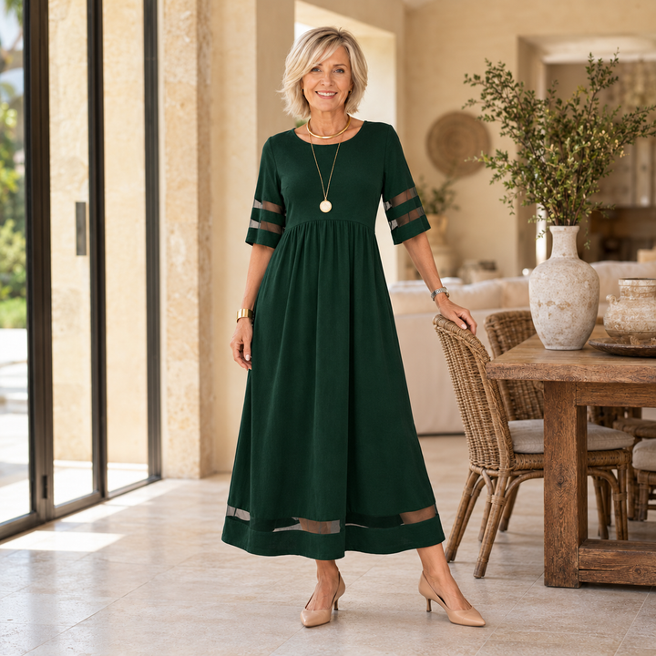 Aubrey | Flattering Tummy-Smoothing Midi Dress