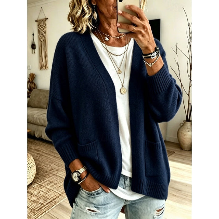 Hollis &amp; June | Juliet Relaxed Open-Front Cardigan