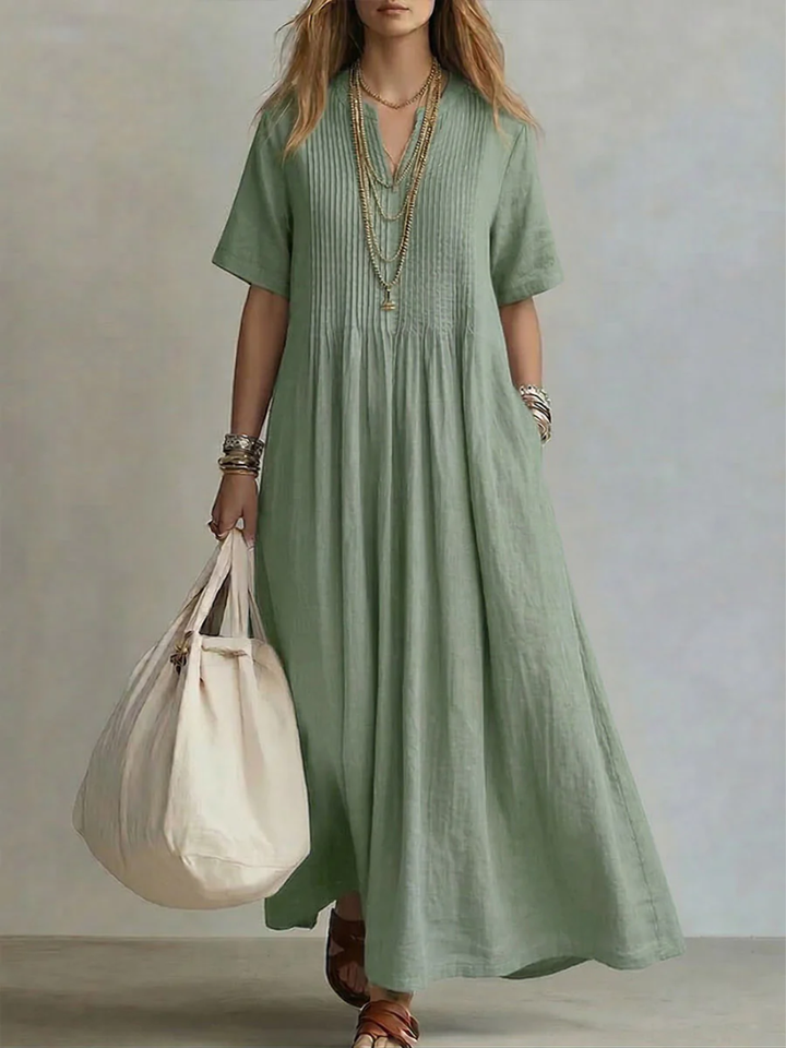 Jamie | Sculpting Pleated Dress