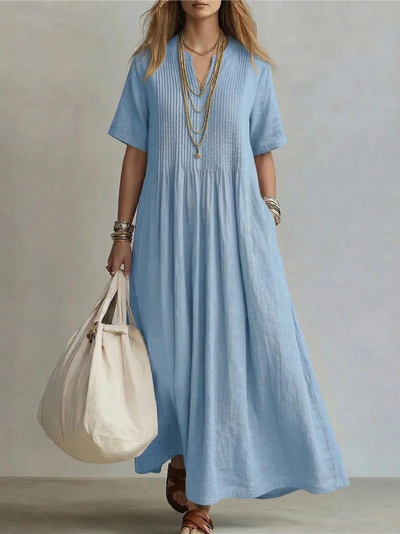 Jamie | Sculpting Pleated Dress