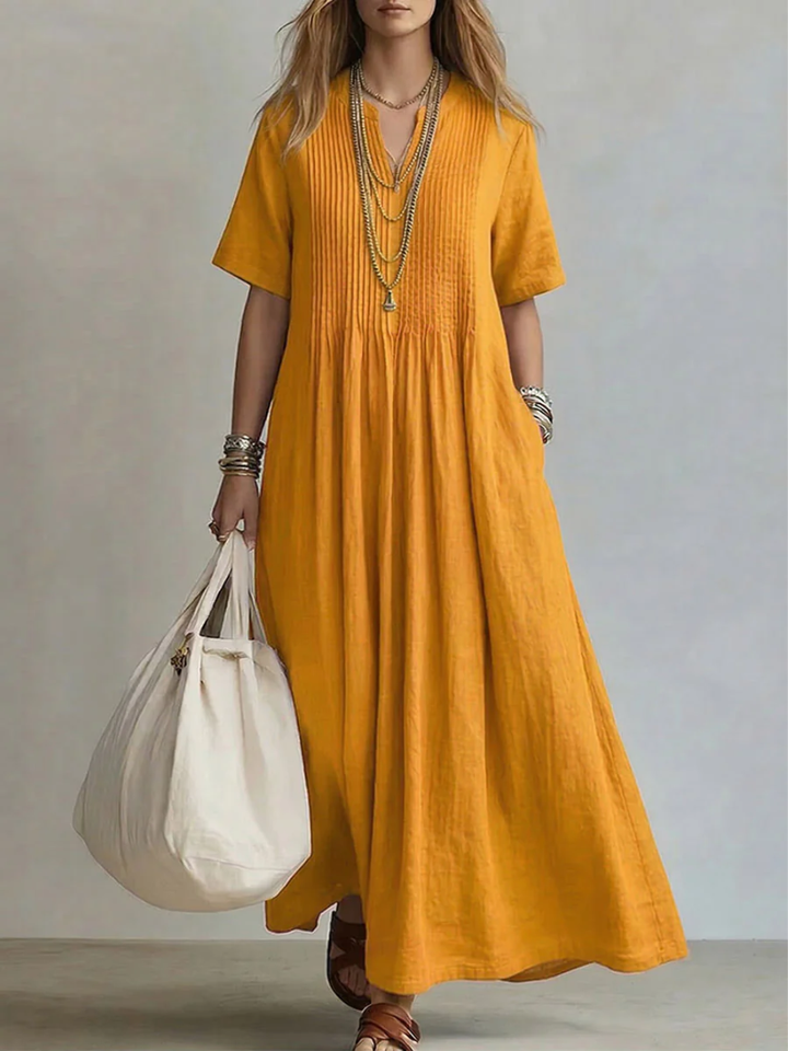 Jamie | Sculpting Pleated Dress