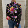 Vivian | Floral High-Neck Turtleneck