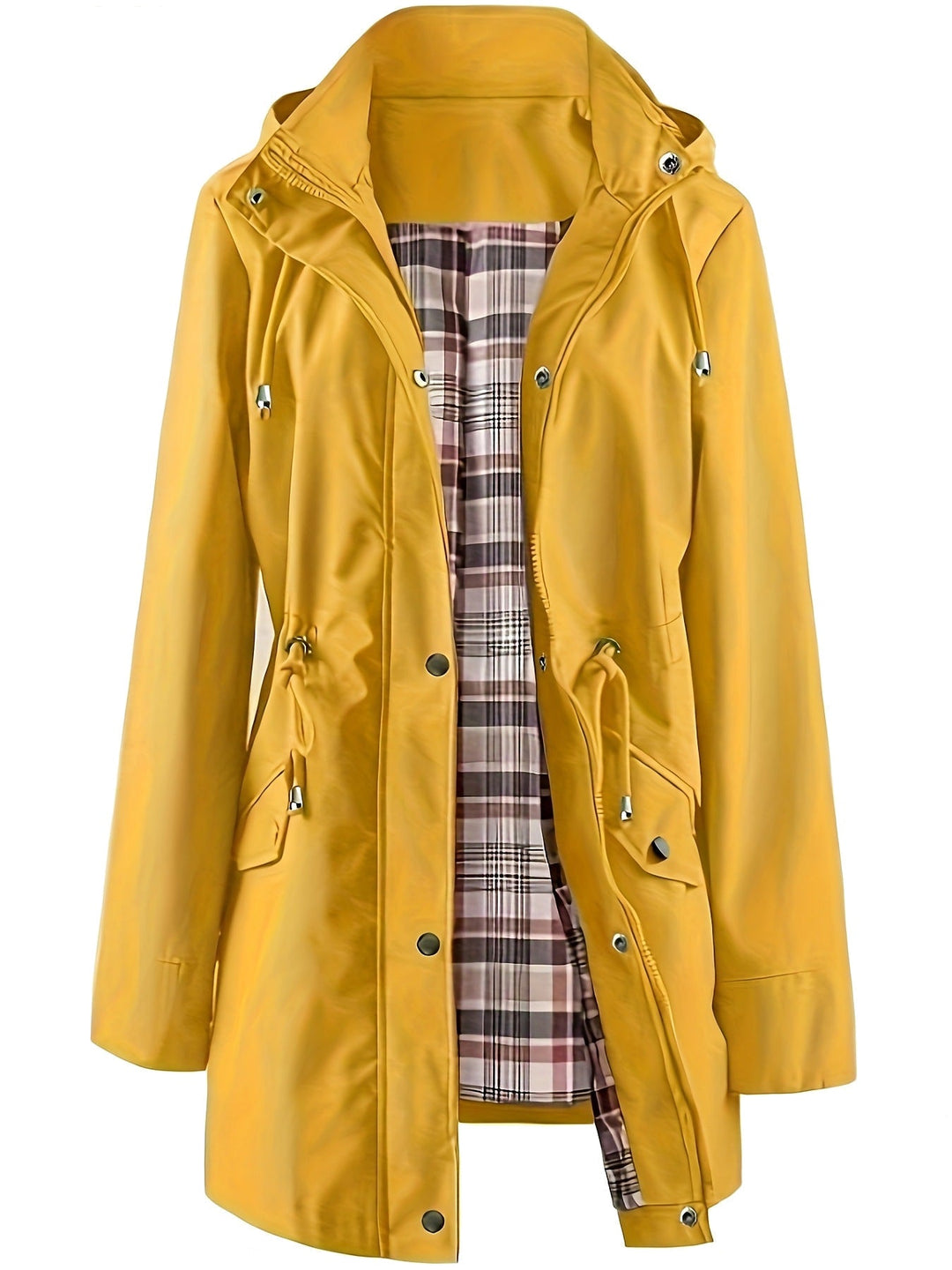 Gastown Tartan-Lined Rain Parka