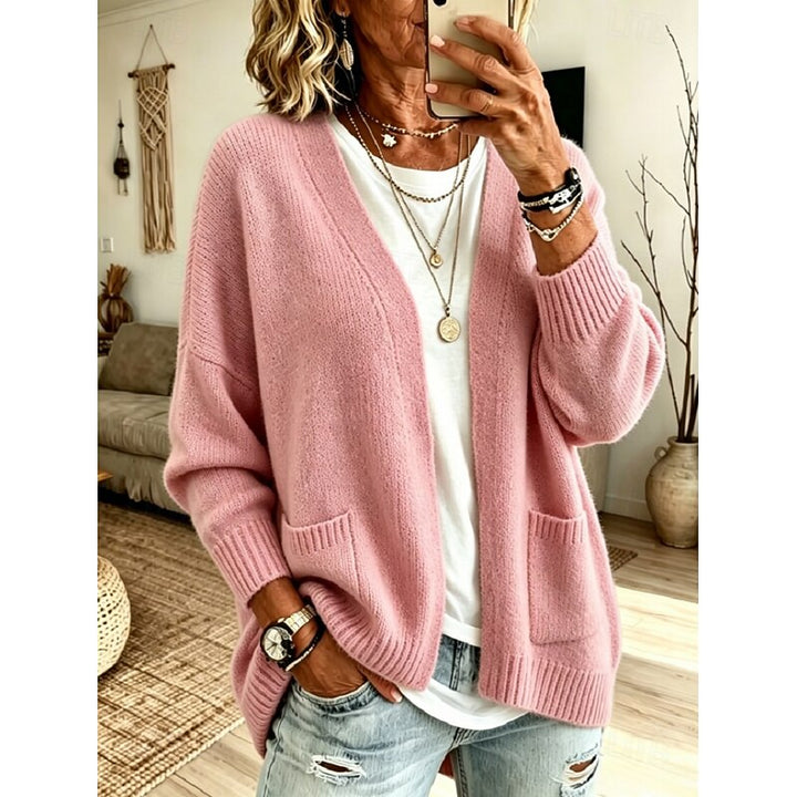 Hollis &amp; June | Juliet Relaxed Open-Front Cardigan
