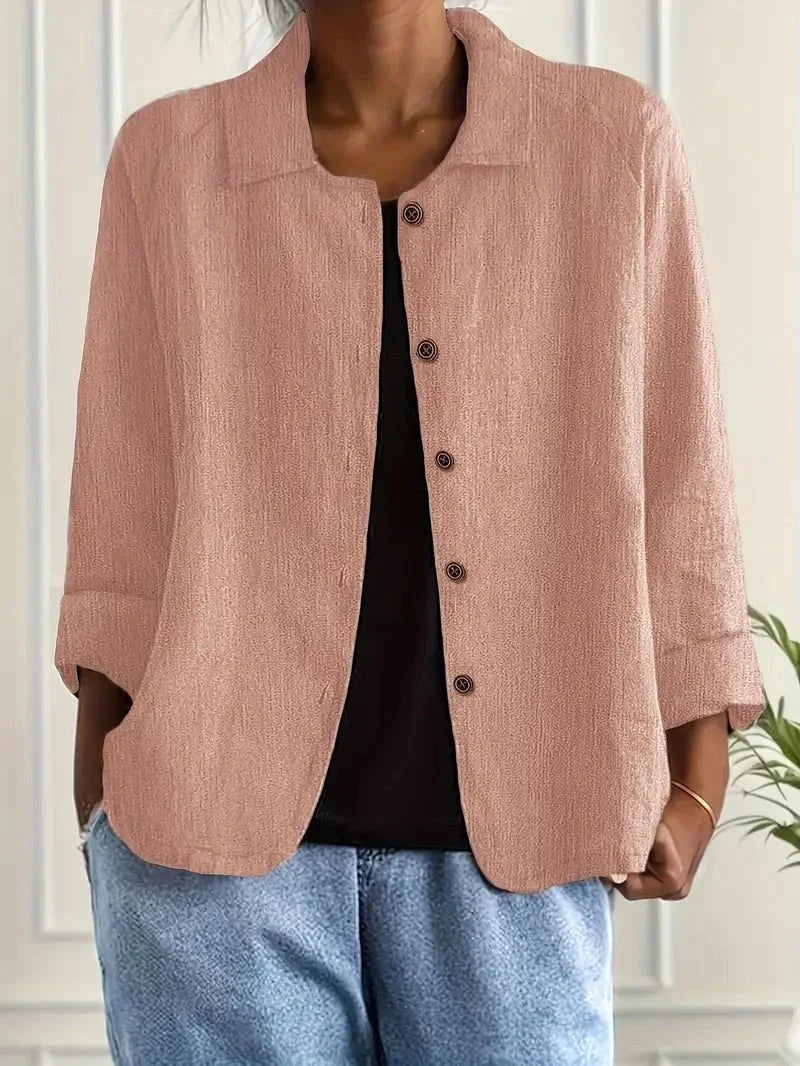 Adelheid | Sand Crinkle Blouse