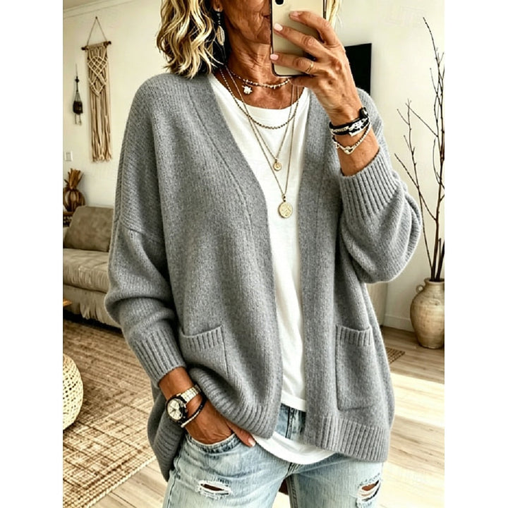 Hollis &amp; June | Juliet Relaxed Open-Front Cardigan