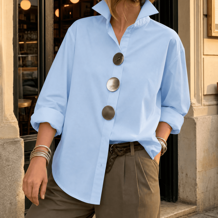 Sarah | Statement Button Blouse