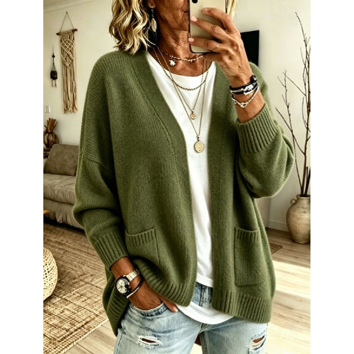 Hollis &amp; June | Juliet Relaxed Open-Front Cardigan