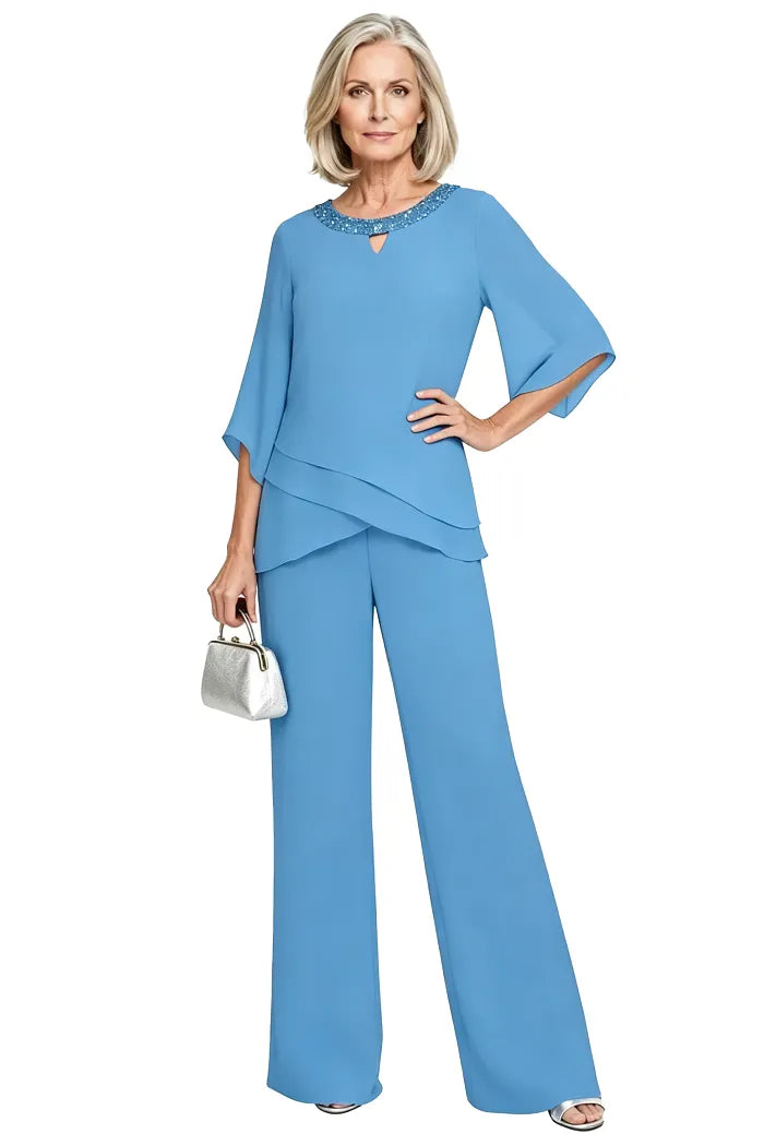 Nancy | Sophisticated Loose-Fit Formal Pant Set