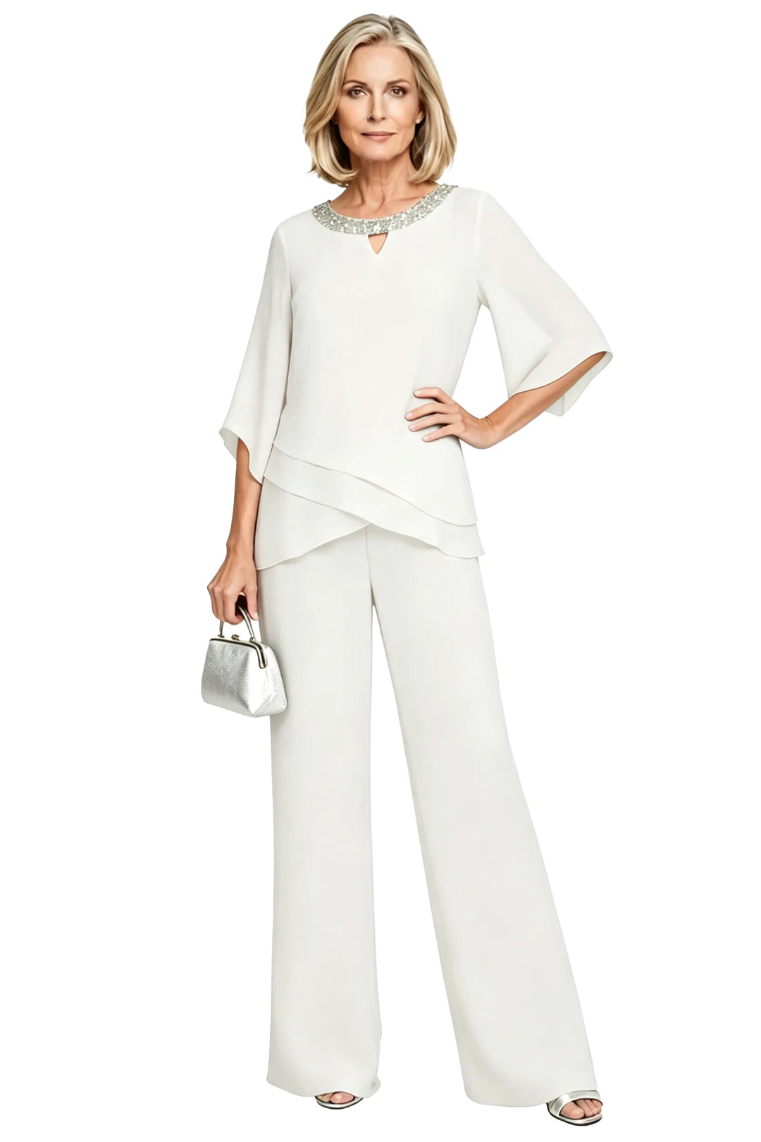 Nancy | Sophisticated Loose-Fit Formal Pant Set
