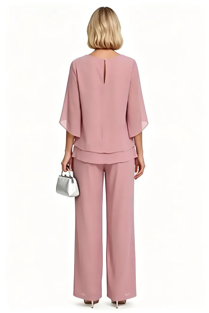 Nancy | Sophisticated Loose-Fit Formal Pant Set
