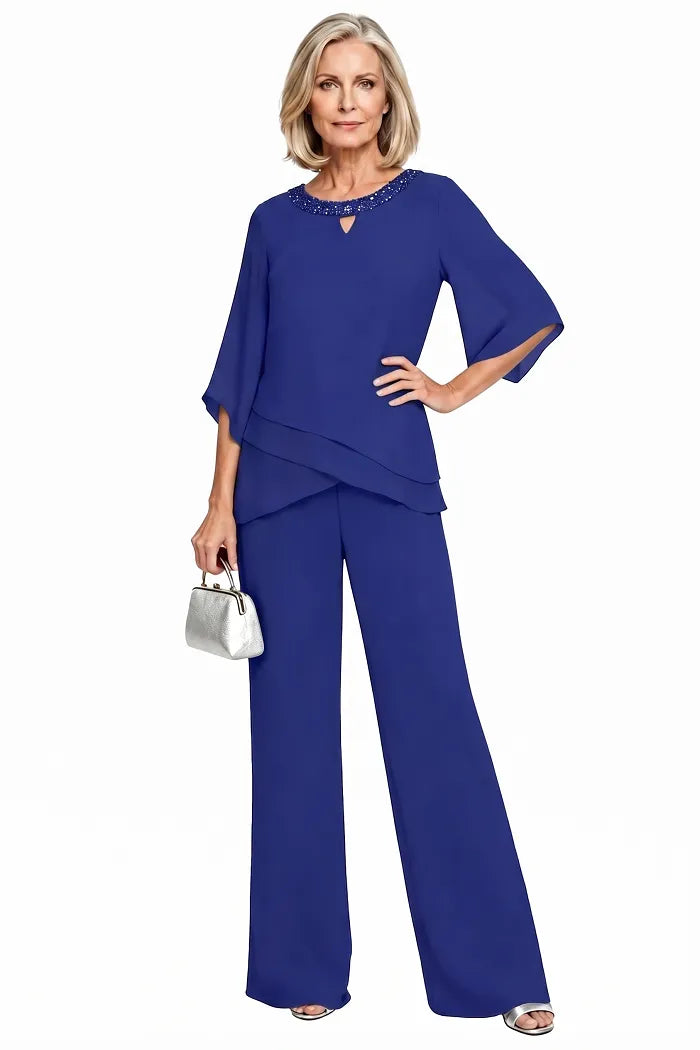Nancy | Sophisticated Loose-Fit Formal Pant Set