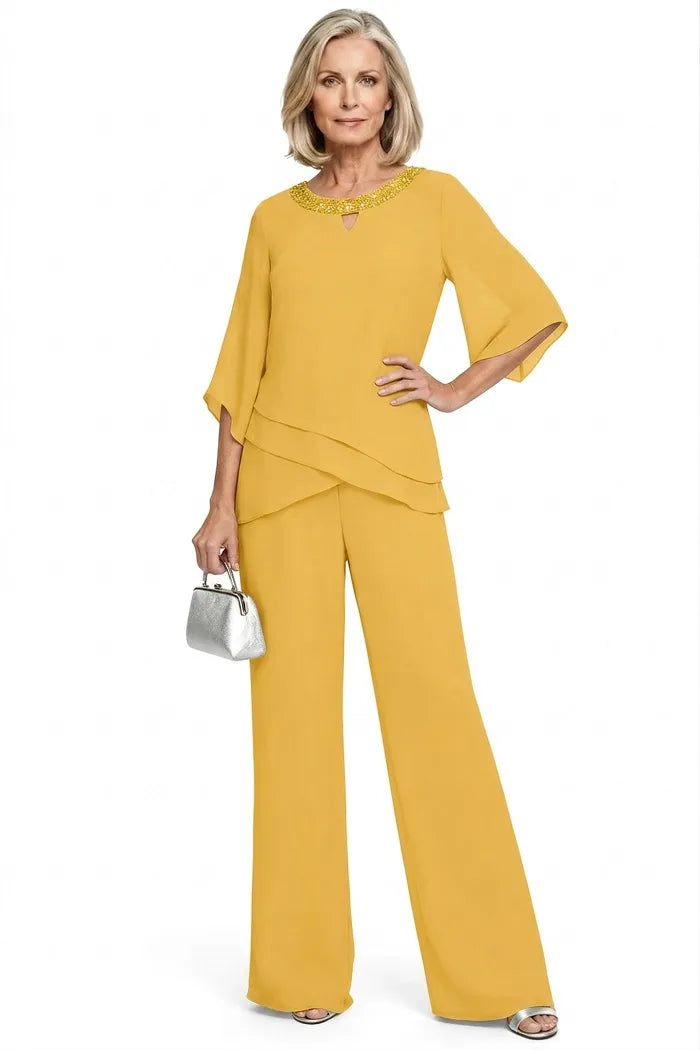 Nancy | Sophisticated Loose-Fit Formal Pant Set