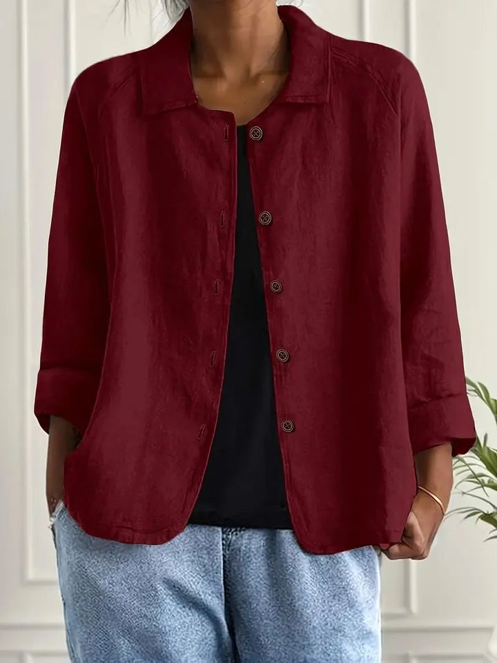 Adelheid | Sand Crinkle Blouse