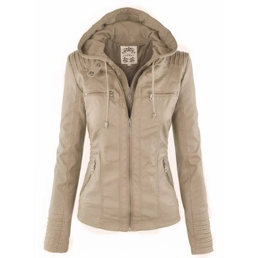 Becky | Robust and Elegant Leather Jacket